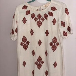 Pattern designed summer dress